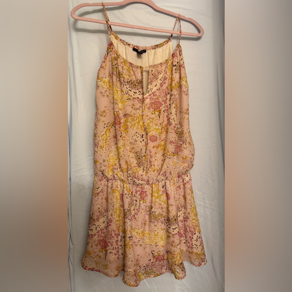 NWOT Aqua Floral Patterned Dress size small